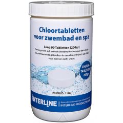 Chloortabletten voor zwembad | Long90 200gram/1kg