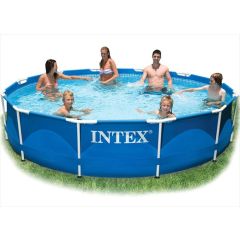 Intex zwembad rond 366 x 76 | Metal Frame